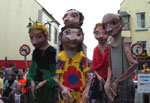 Macnas performing at Galway Arts Festival